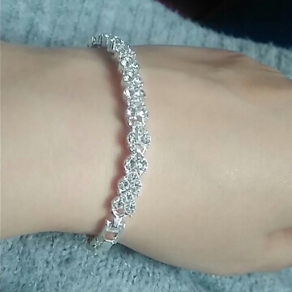 Lab Designed Diamond Bracelet.